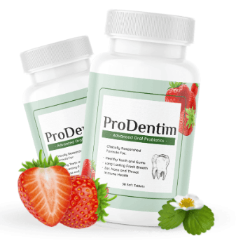 ProDentim dental care product close-up view